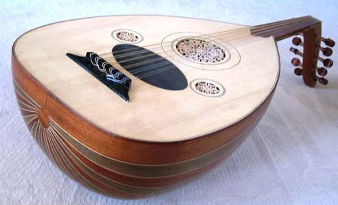 Oud - anoher of the instruments Steve uses to accopany the guitar solo