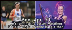 Harpathon marathon Monday