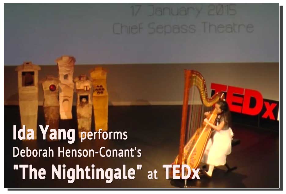 Ida Yang lets my “Nightingale” sing at TEDx