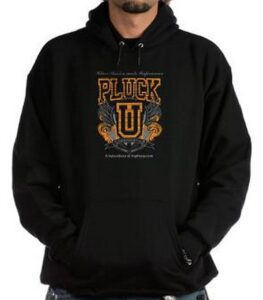 Black Pluck-U Hoodie