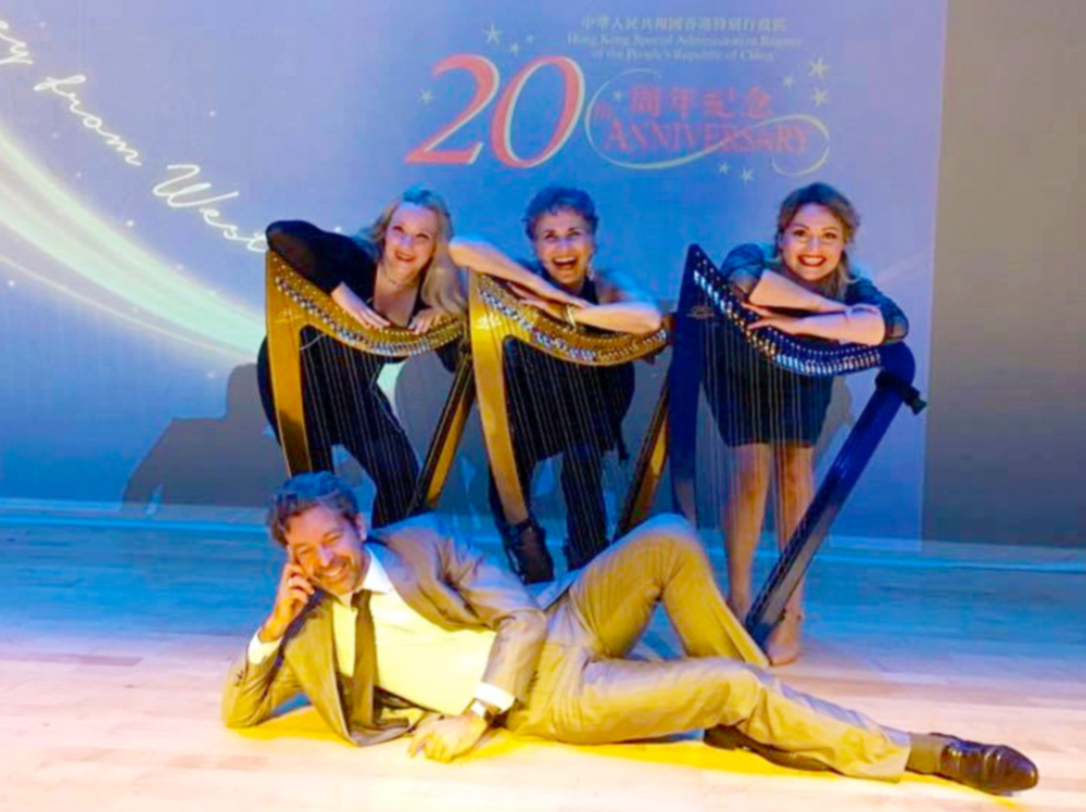 Our Favorite Harp Hunk – and Passionate Collaborations – in Hong Kong